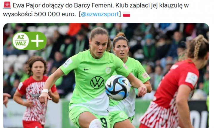 HIT! Reprezentantka Polski PRZENOSI SIĘ DO FC BARCELONY!